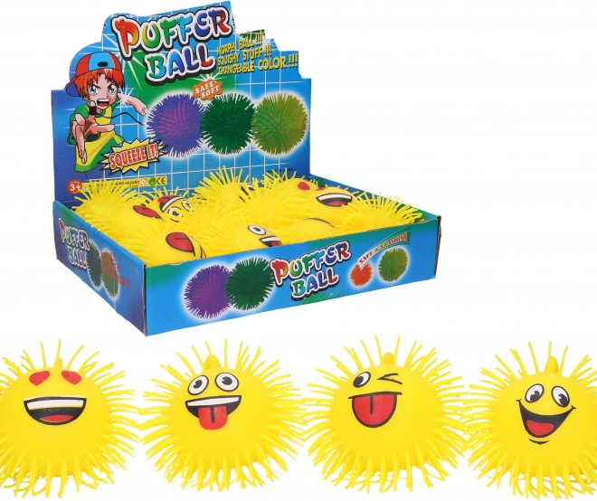 Leuchtender Quetschball mit Fransen