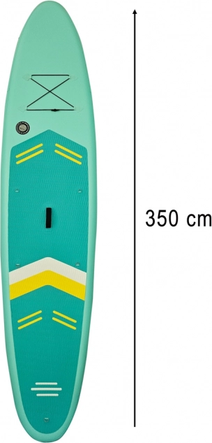Aufblasbares Paddleboard 350 cm mit Zubehör und Sitz