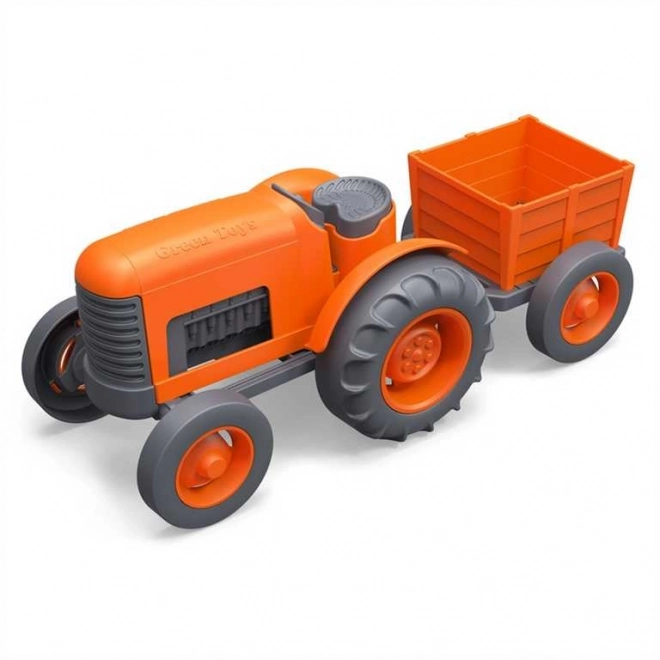 Traktor mit Anhänger aus recyclebarem Plastik von Green Toys