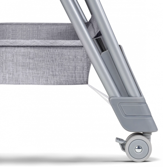 Lionelo Babybett Luna 2-in-1 Grau Beton