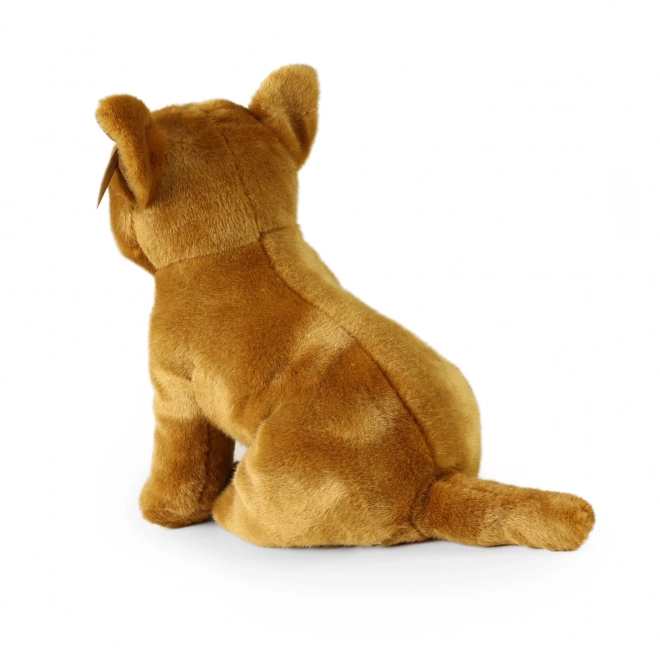 Plüschhund Staffordshire Bullterrier Braun Sitzend 30 cm