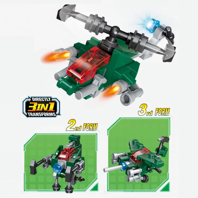 Qman Bausteinsatz 3-in-1 Sammlerset
