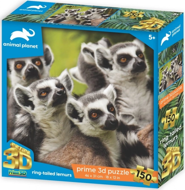 3D Puzzle Tierwelt: Katta Lemur