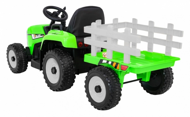 Traktor mit Anhänger BLOW Grün
