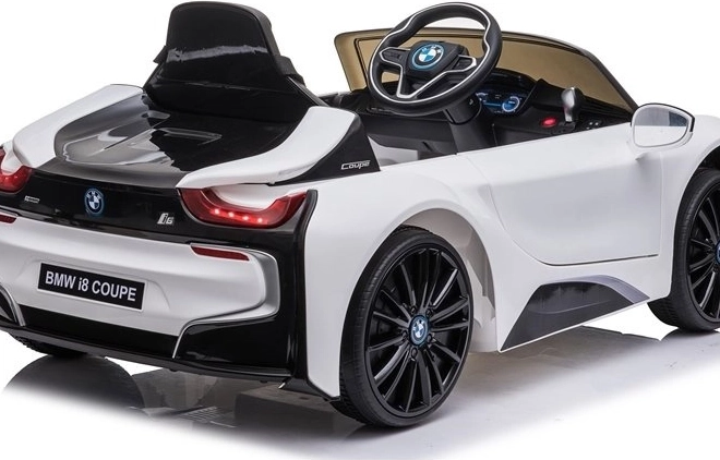 Elektrisches Kinderauto BMW i8 Coupe Weiß