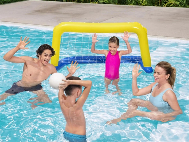 Bestway aufblasbares Wasserballtor mit Ball