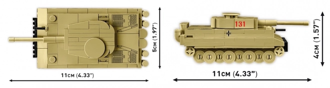 Konstruktionsbausteine Tiger I 131 Mini Modell