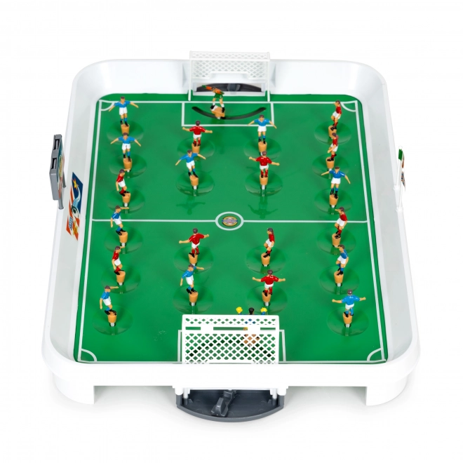 Mini Tischfußballspiel mit Federn für 22 Spieler