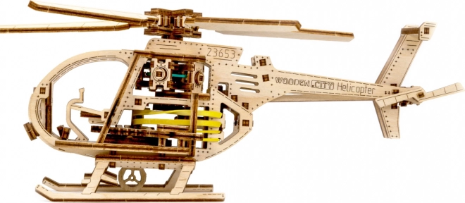 Holzpuzzle Militärhubschrauber