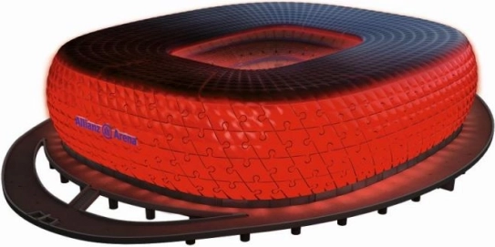 Bausatz Allianz Arena Nachtedition mit LED-Beleuchtung