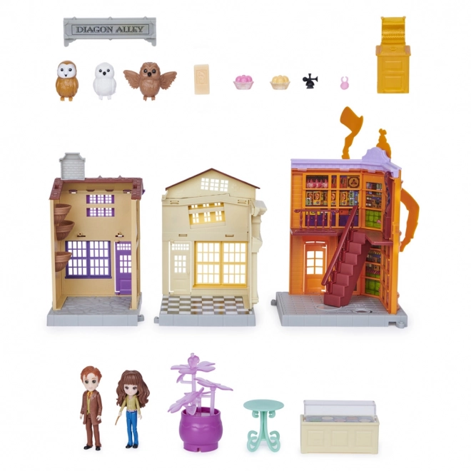 Harry Potter Spielset Winkelgasse mit Figuren