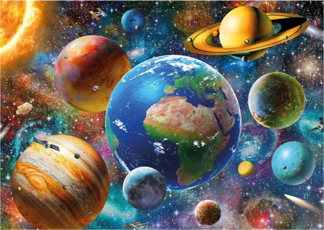 Leuchtpuzzle Planeten 1000 Teile