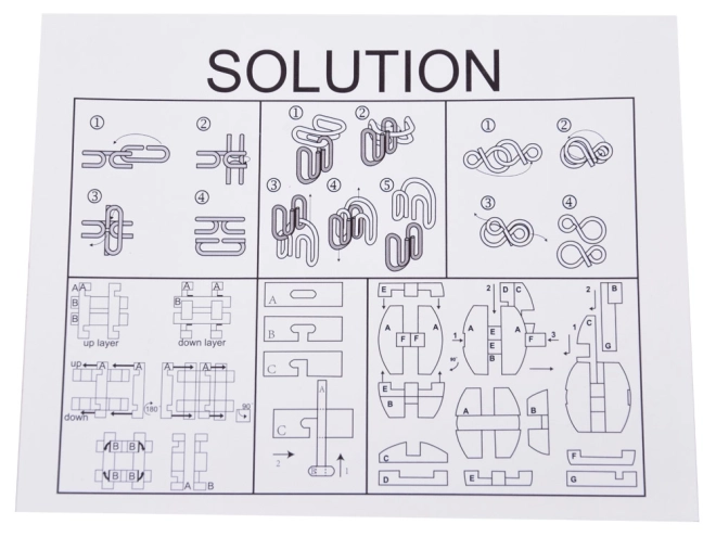 Logik-Puzzle Metall Puzzle