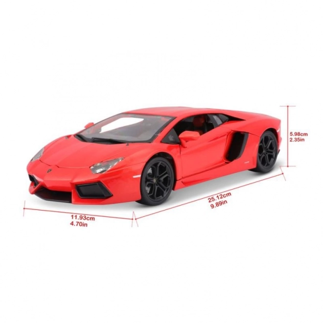 Lamborghini Aventador LP700-4 Modellauto in Metallisch Orange