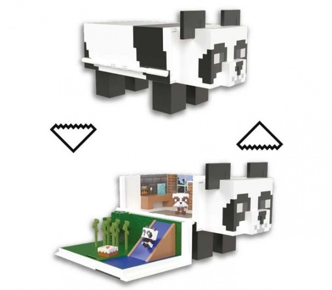 Minecraft Spielset Panda-Haus mit 2 Figuren