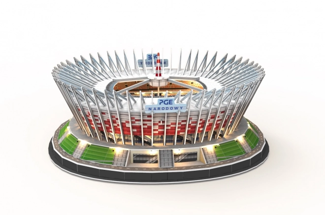 3D-Puzzle Stadion PGE Narodowy LED-Version