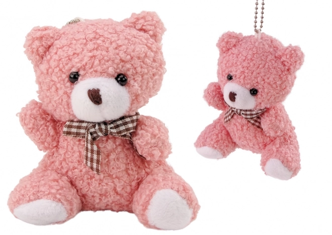 Rosa Plüsch Teddybär Schlüsselanhänger