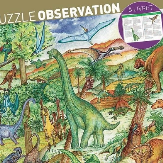 Djeco Puzzle Dinosaurier 100 Teile