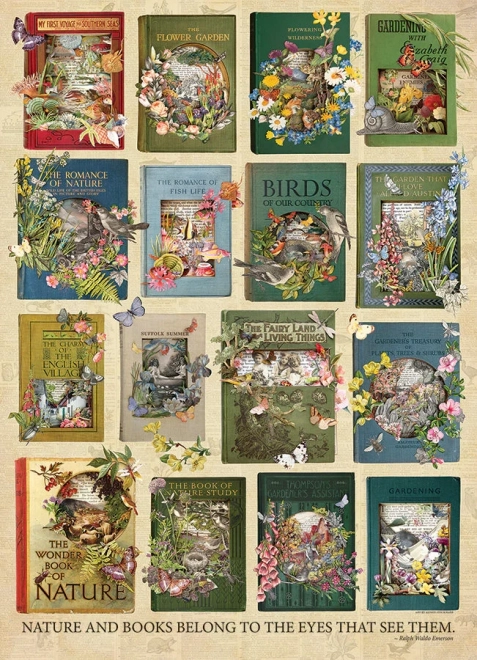 Puzzlespiel Natur in Büchern 1000 Teile