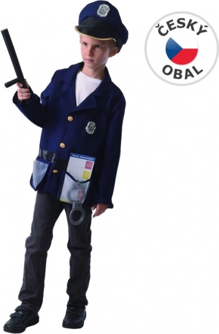 Karnevalkostüm Polizist für Kinder 130-140 cm