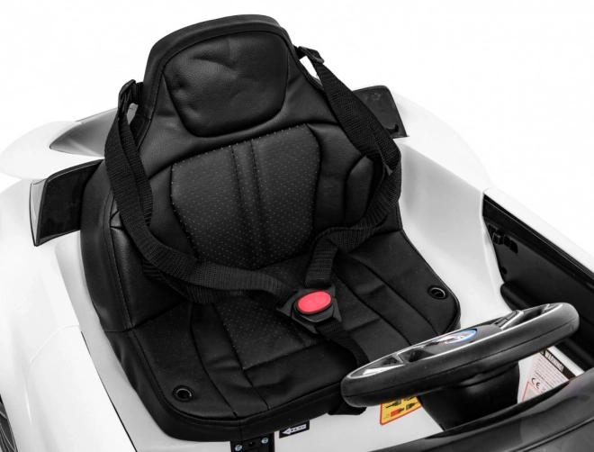 BMW I8 Lift Batterieauto Weiß + Fernbedienung + langsamer Start + 3-Punkt-Gurte + MP3 USB + LED-Diode