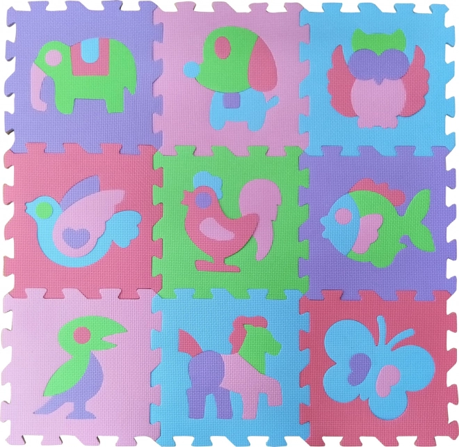 Schaumpuzzle Tiere