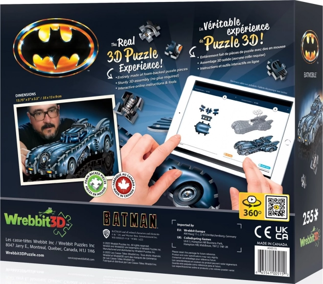 3D Puzzle Batman Batmobil