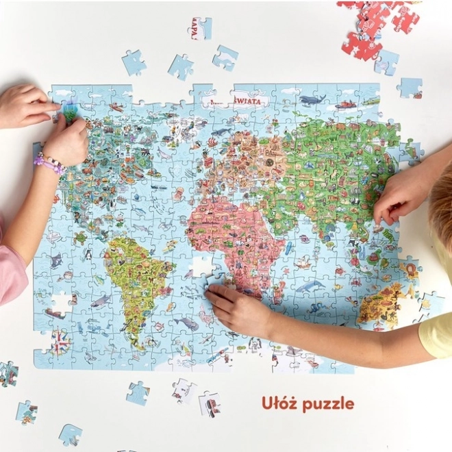 Entdecker-Puzzle - Weltkarte