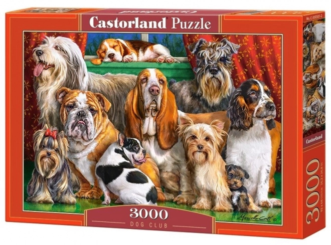 Castorland Puzzle Hundeklub 3000 Teile