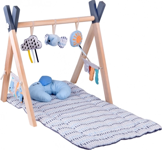 Natürliche Holzkonstruktion für sicheres Spielen