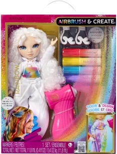 Rainbow High Airbrush Puppe mit Zubehör – grüne Augen