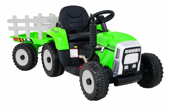 Traktor mit Anhänger BLOW Grün