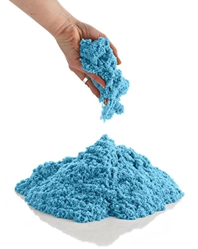 Grüner kinetischer Sand im Beutel 1kg – Blau
