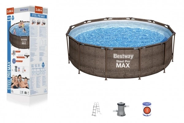 Pool mit Filter 366 x 100cm in der Box 43x115x36cm