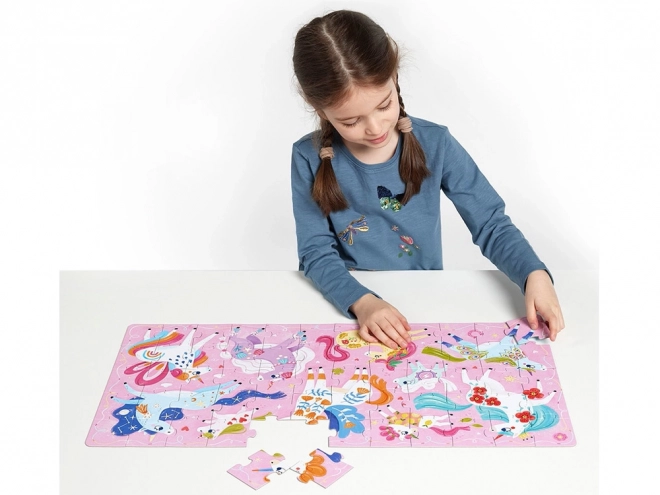 Puzzle Ach Einhörner 60 Teile