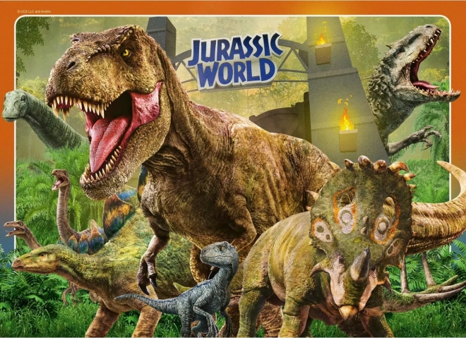 Ravensburger Puzzle Jurassic World Set 4x100 Teile
