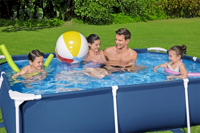 DeluxeJr Steel Pro Rack Pool 259x170x61 BESTWAY für den Garten