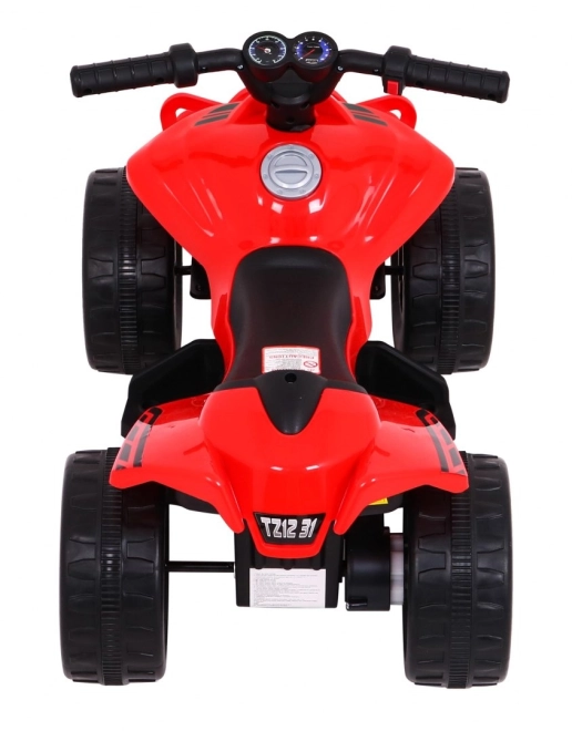 Quad Little Monster Elektrofahrzeug für Kinder Schwarz – Rot