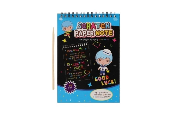 Kreativer Kratzblock für Kinder