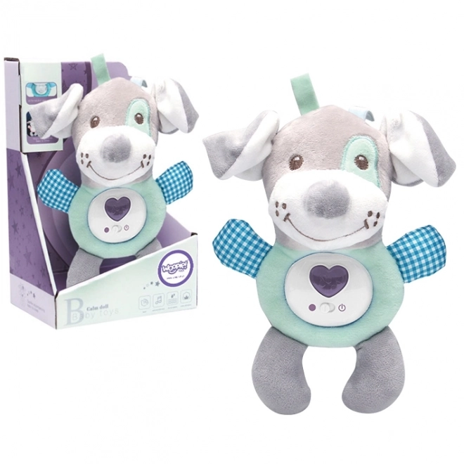 Interaktiver Baby-Kuschelhund Schlafmusik Pluschtier