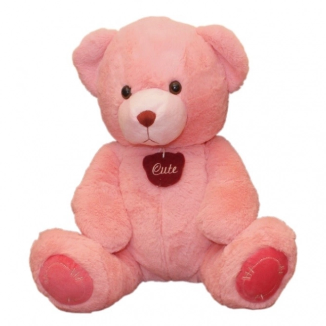 Sitzender Plüschbär Rosa 40cm