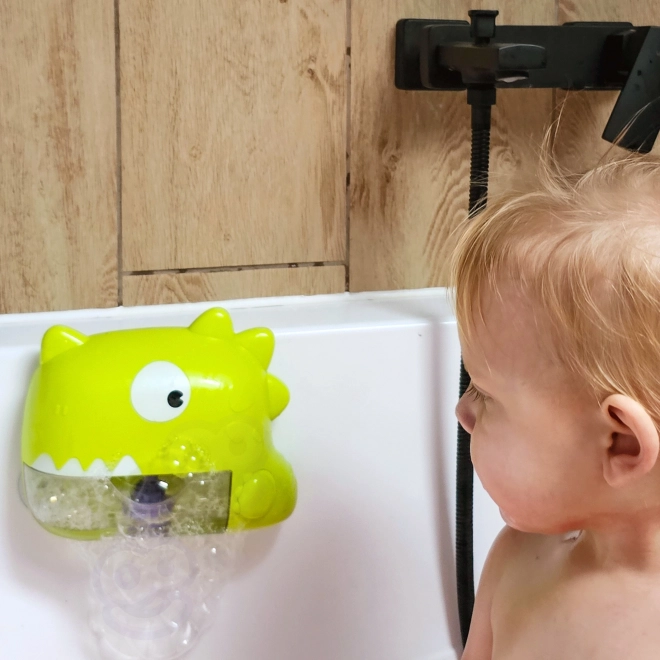 Woopie Badespielzeug Dinosaurier Seifenblasenmaschine Grün