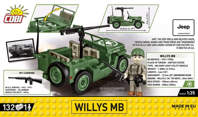 Cobi Willys MB D-Day Modellbausatz