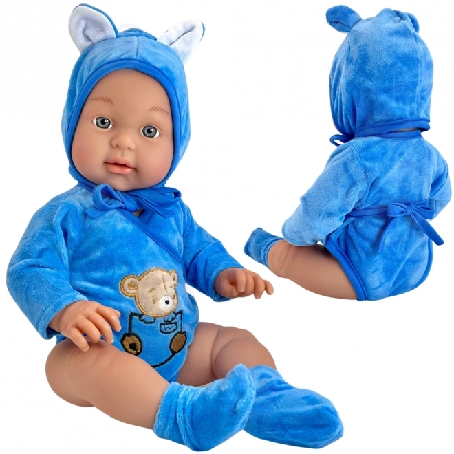 Woopie baby puppe mit bär outfit 46 cm
