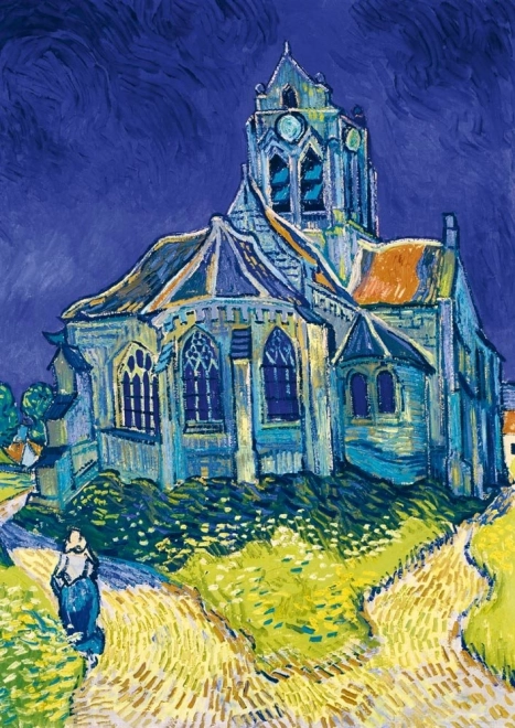 Puzzle Kirche von Auvers-sur-Oise von BLUEBIRD 1000 Teile