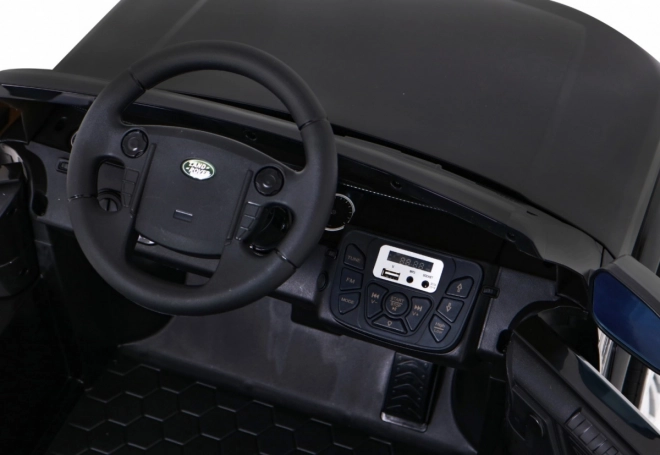 Land Rover Discovery Elektrisches Kinderauto Schwarz + Fernbedienung + EVA Räder + Langsamer Start + Radio MP3