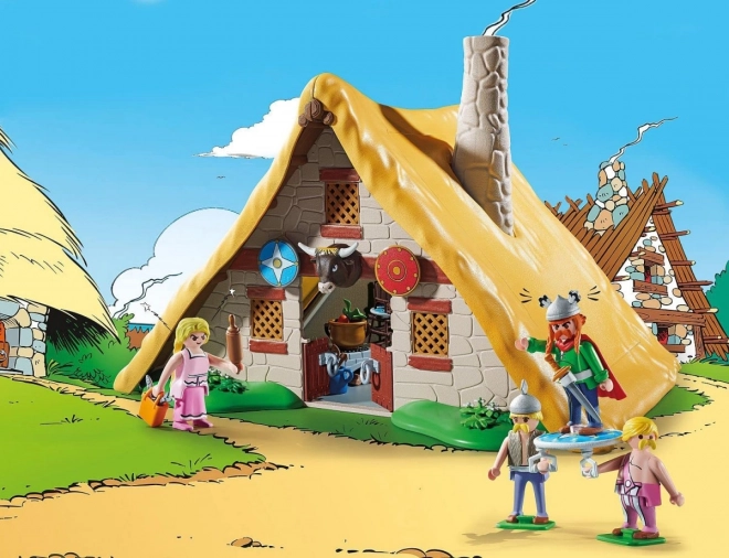 Asterix Figuren Set Asparanoixs Haus