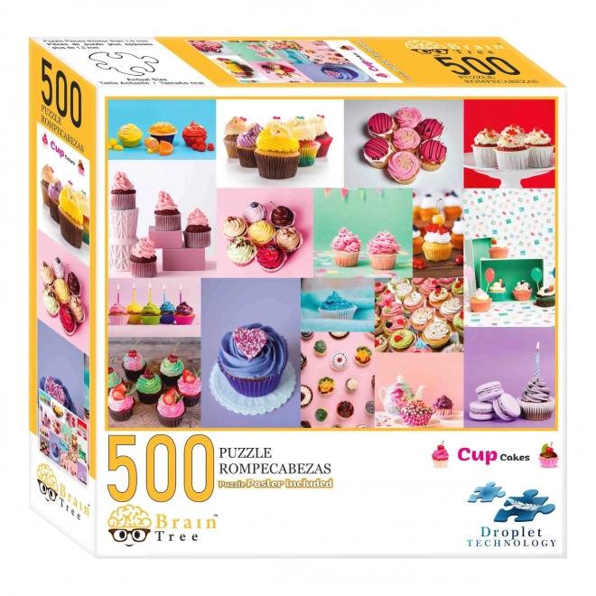 Brain Tree Puzzle Cupcakes 500 Teile