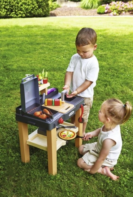 Sommerküche mit Pizzaofen