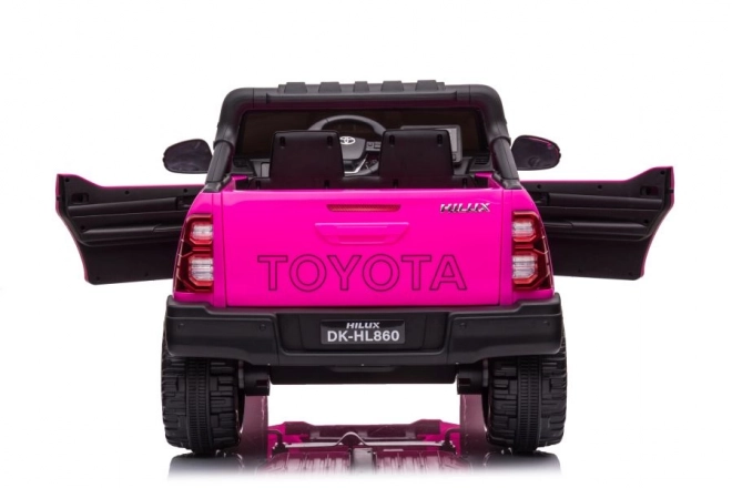 Elektrisches Auto für Kinder Toyota Hilux Pink